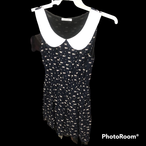 One after Another Nice Claup sleeveless cat 🐈 pattern dress - Picture 1 of 7
